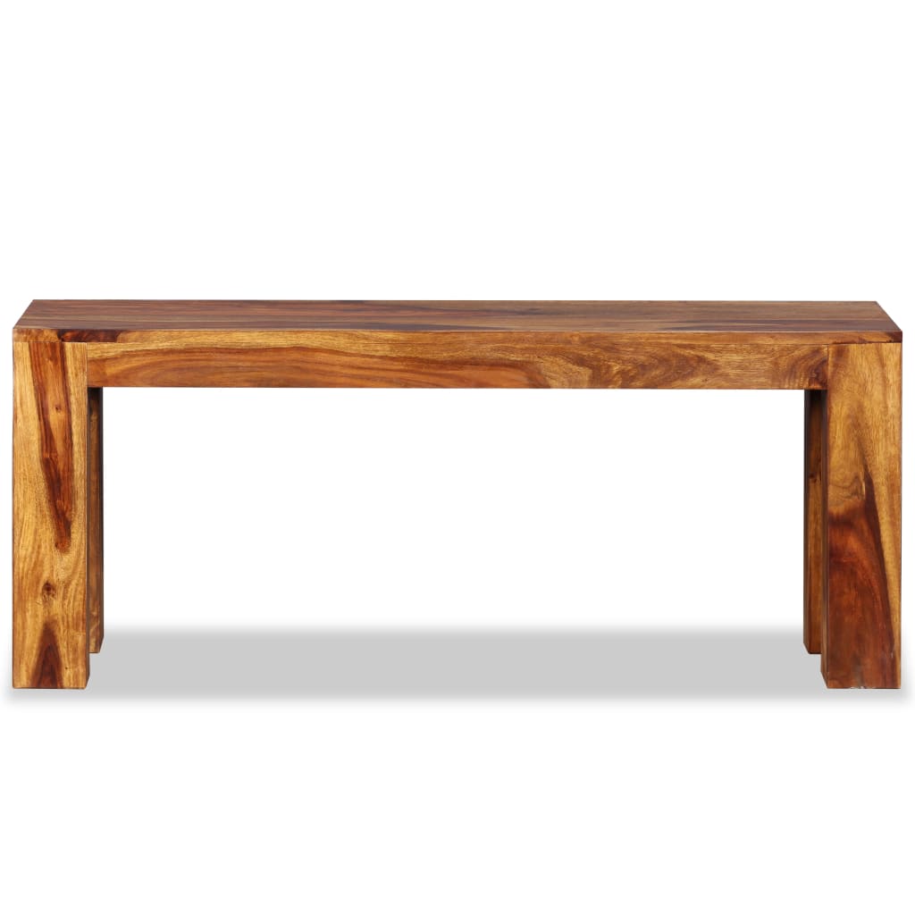 Bench Solid Sheesham Wood 110x35x45 cm- Storage & Entryway Benches - HomeShopIreland - Home Shop Ireland - Storage & Entryway Benches - Bench Solid Sheesham Wood 110x35x45 cm