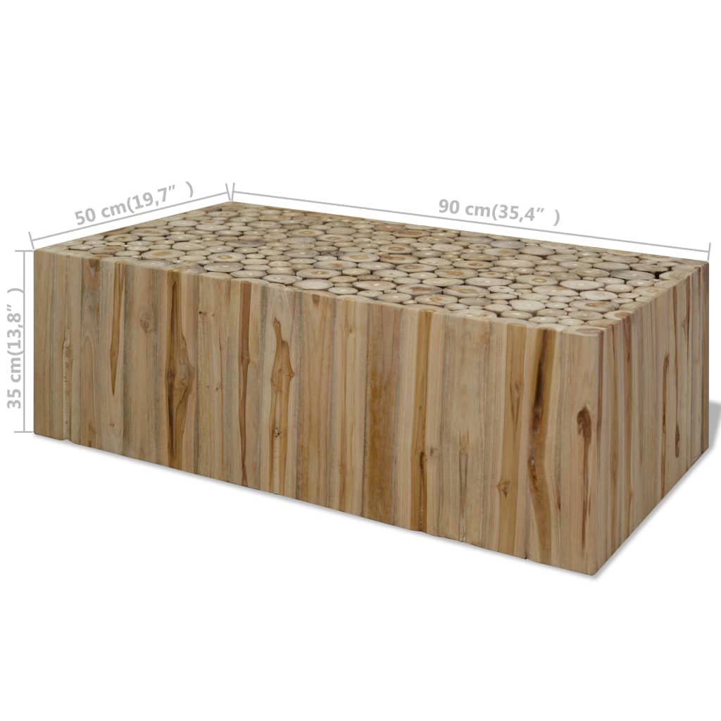 Coffee Table Genuine Teak 90x50x35 cm- Coffee Tables - HomeShopIreland - Home Shop Ireland - Coffee Tables - Coffee Table Genuine Teak 90x50x35 cm