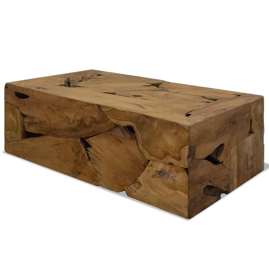 Coffee Table 90x50x35 cm Genuine Teak Brown- Coffee Tables - HomeShopIreland - Home Shop Ireland - Coffee Tables - Coffee Table 90x50x35 cm Genuine Teak Brown