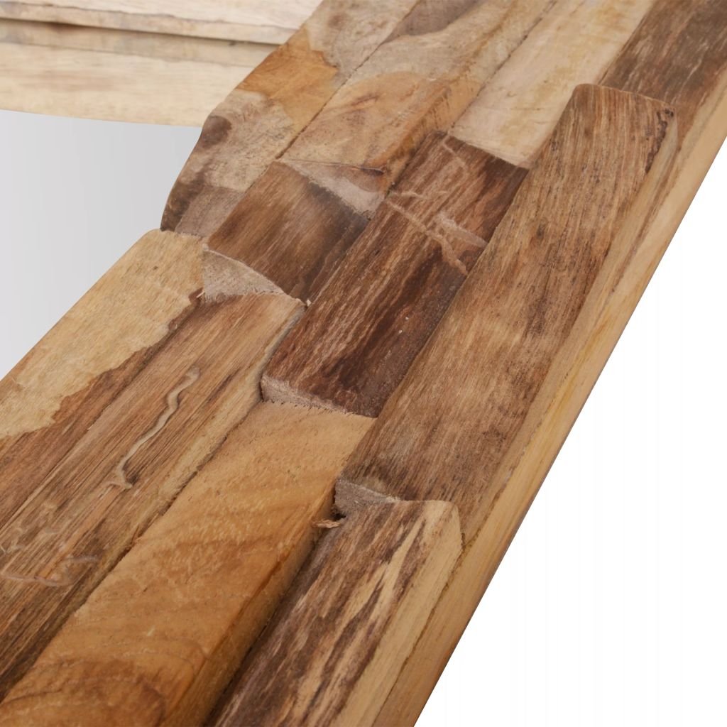 Decorative Mirror Teak 90x60 cm Rectangular- Mirrors - HomeShopIreland - Home Shop Ireland - Mirrors - Decorative Mirror Teak 90x60 cm Rectangular