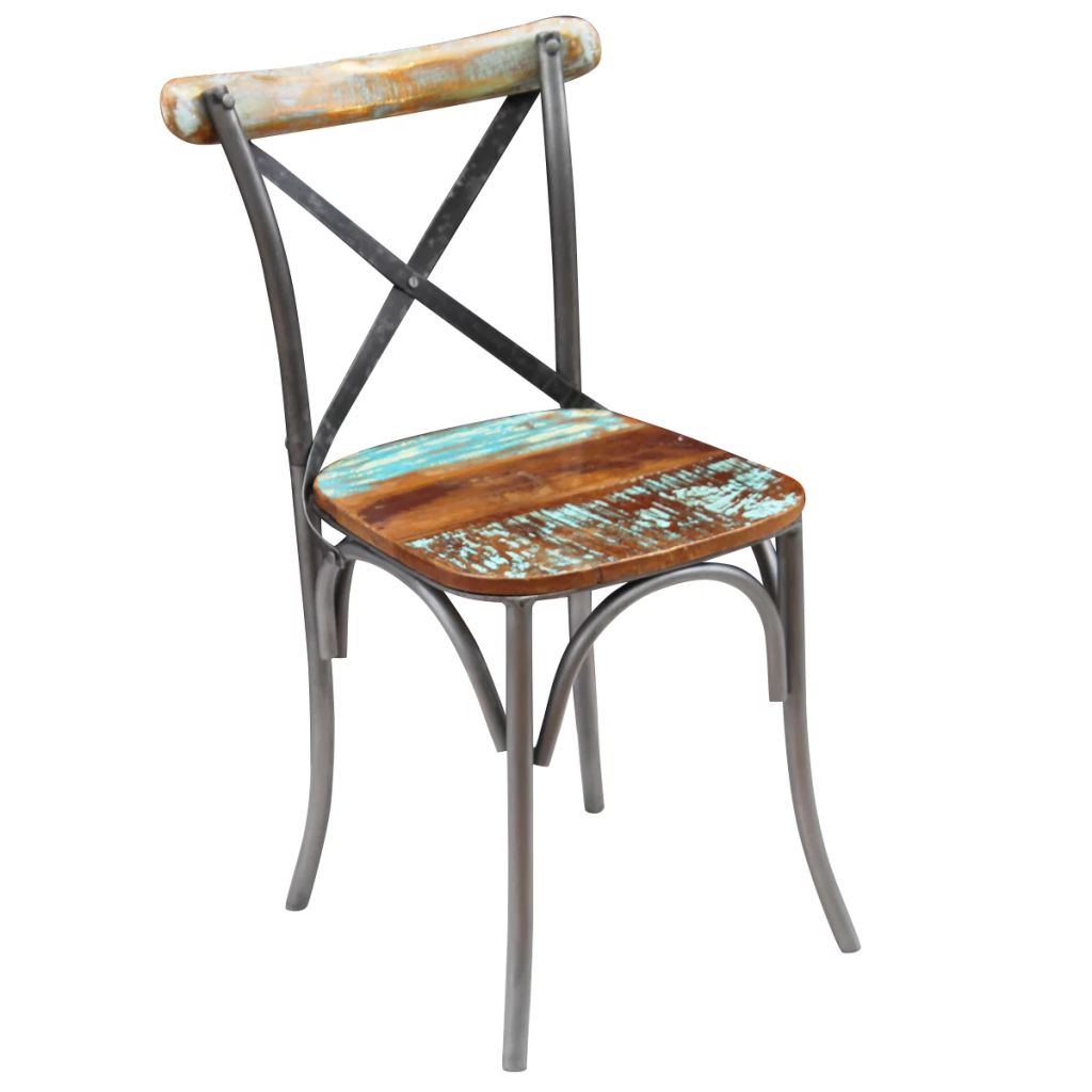 Dining Chairs 6 pcs Solid Reclaimed Wood- Kitchen & Dining Room Chairs - HomeShopIreland - Home Shop Ireland - Kitchen & Dining Room Chairs - Dining Chairs 6 pcs Solid Reclaimed Wood