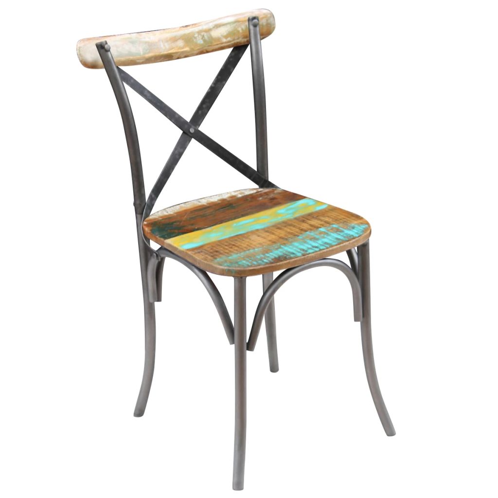 Dining Chairs 6 pcs Solid Reclaimed Wood- Kitchen & Dining Room Chairs - HomeShopIreland - Home Shop Ireland - Kitchen & Dining Room Chairs - Dining Chairs 6 pcs Solid Reclaimed Wood