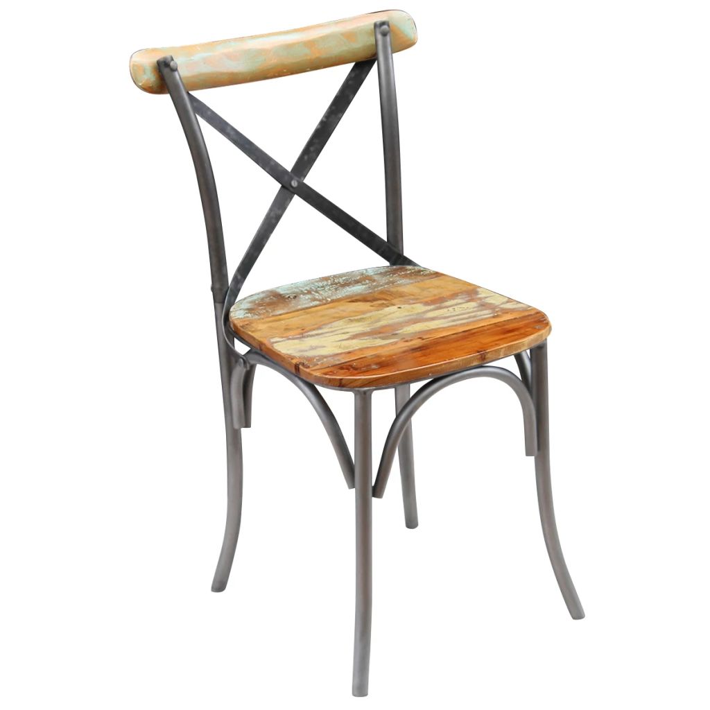 Dining Chairs 6 pcs Solid Reclaimed Wood- Kitchen & Dining Room Chairs - HomeShopIreland - Home Shop Ireland - Kitchen & Dining Room Chairs - Dining Chairs 6 pcs Solid Reclaimed Wood