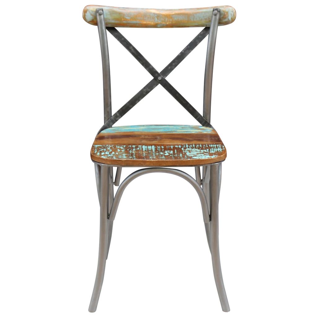 Dining Chairs 6 pcs Solid Reclaimed Wood- Kitchen & Dining Room Chairs - HomeShopIreland - Home Shop Ireland - Kitchen & Dining Room Chairs - Dining Chairs 6 pcs Solid Reclaimed Wood