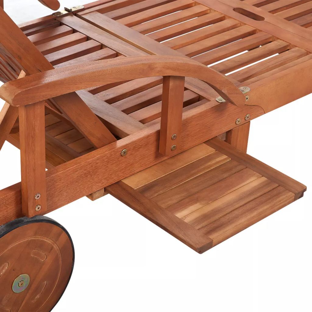 Sun Loungers 2 pcs with Table Solid Acacia Wood- Sunloungers - HomeShopIreland - Home Shop Ireland - Sunloungers - Sun Loungers 2 pcs with Table Solid Acacia Wood