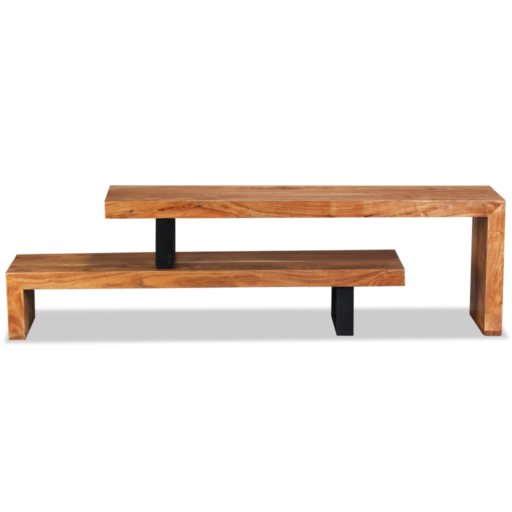 TV Stand Solid Acacia Wood- Entertainment Centres & TV Stands - HomeShopIreland - Home Shop Ireland - Entertainment Centres & TV Stands - TV Stand Solid Acacia Wood