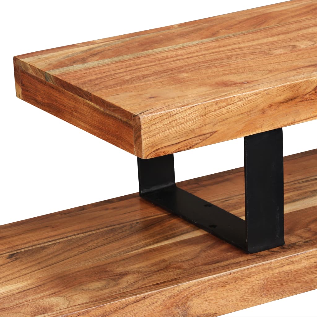 TV Stand Solid Acacia Wood- Entertainment Centres & TV Stands - HomeShopIreland - Home Shop Ireland - Entertainment Centres & TV Stands - TV Stand Solid Acacia Wood