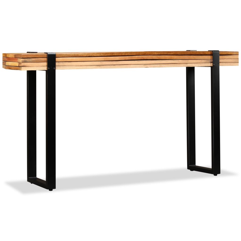 Console Table Solid Reclaimed Wood Adjustable- End Tables - HomeShopIreland - Home Shop Ireland - End Tables - Console Table Solid Reclaimed Wood Adjustable