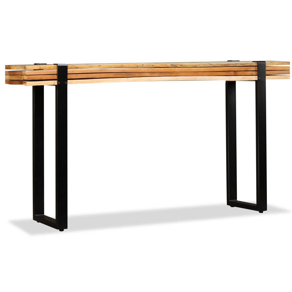 Console Table Solid Reclaimed Wood Adjustable- End Tables - HomeShopIreland - Home Shop Ireland - End Tables - Console Table Solid Reclaimed Wood Adjustable