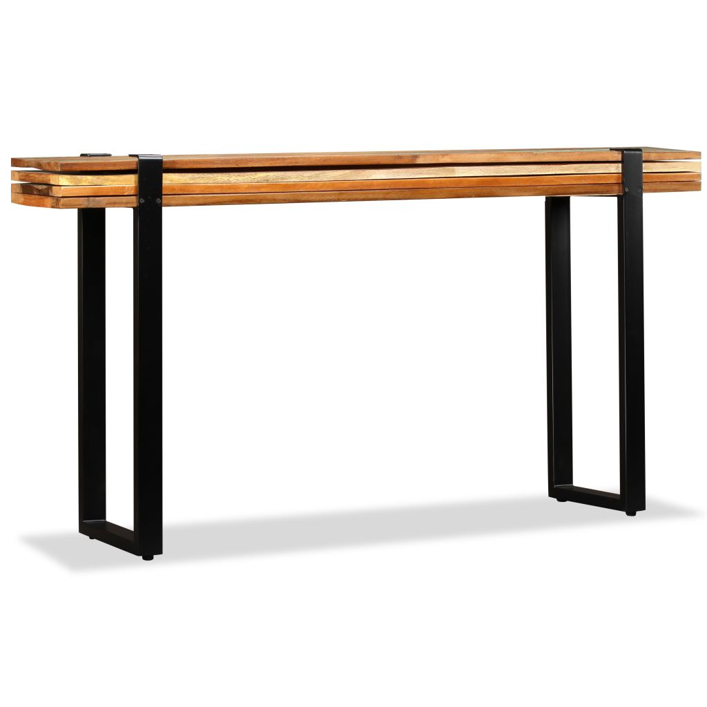 Console Table Solid Reclaimed Wood Adjustable- End Tables - HomeShopIreland - Home Shop Ireland - End Tables - Console Table Solid Reclaimed Wood Adjustable