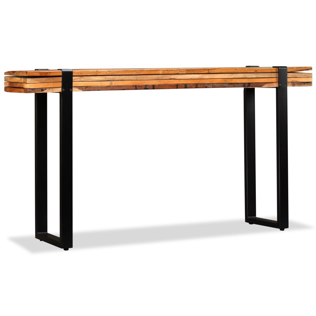 Console Table Solid Reclaimed Wood Adjustable- End Tables - HomeShopIreland - Home Shop Ireland - End Tables - Console Table Solid Reclaimed Wood Adjustable