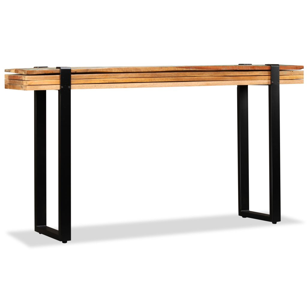 Console Table Solid Reclaimed Wood Adjustable- End Tables - HomeShopIreland - Home Shop Ireland - End Tables - Console Table Solid Reclaimed Wood Adjustable