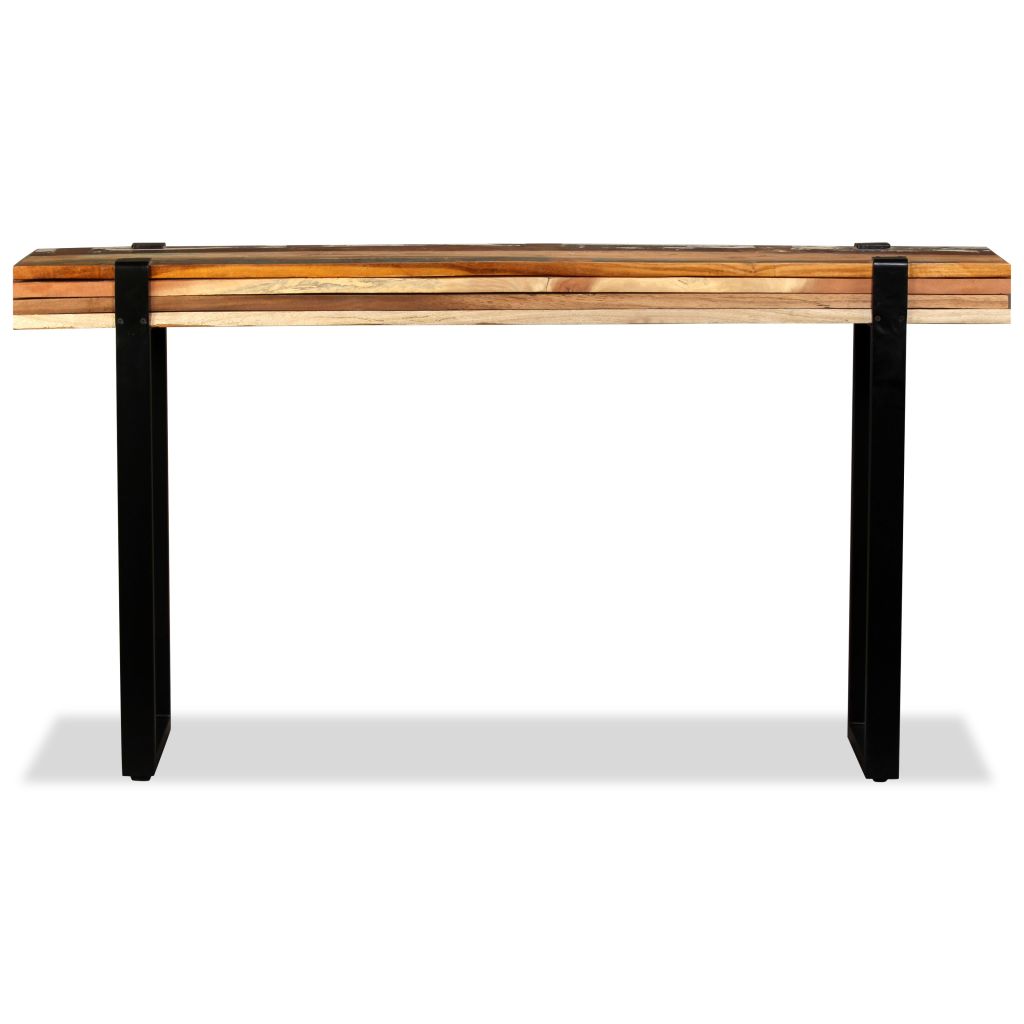 Console Table Solid Reclaimed Wood Adjustable- End Tables - HomeShopIreland - Home Shop Ireland - End Tables - Console Table Solid Reclaimed Wood Adjustable