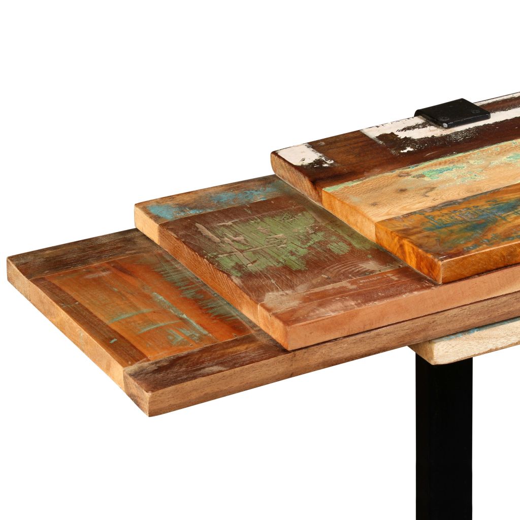 Console Table Solid Reclaimed Wood Adjustable- End Tables - HomeShopIreland - Home Shop Ireland - End Tables - Console Table Solid Reclaimed Wood Adjustable