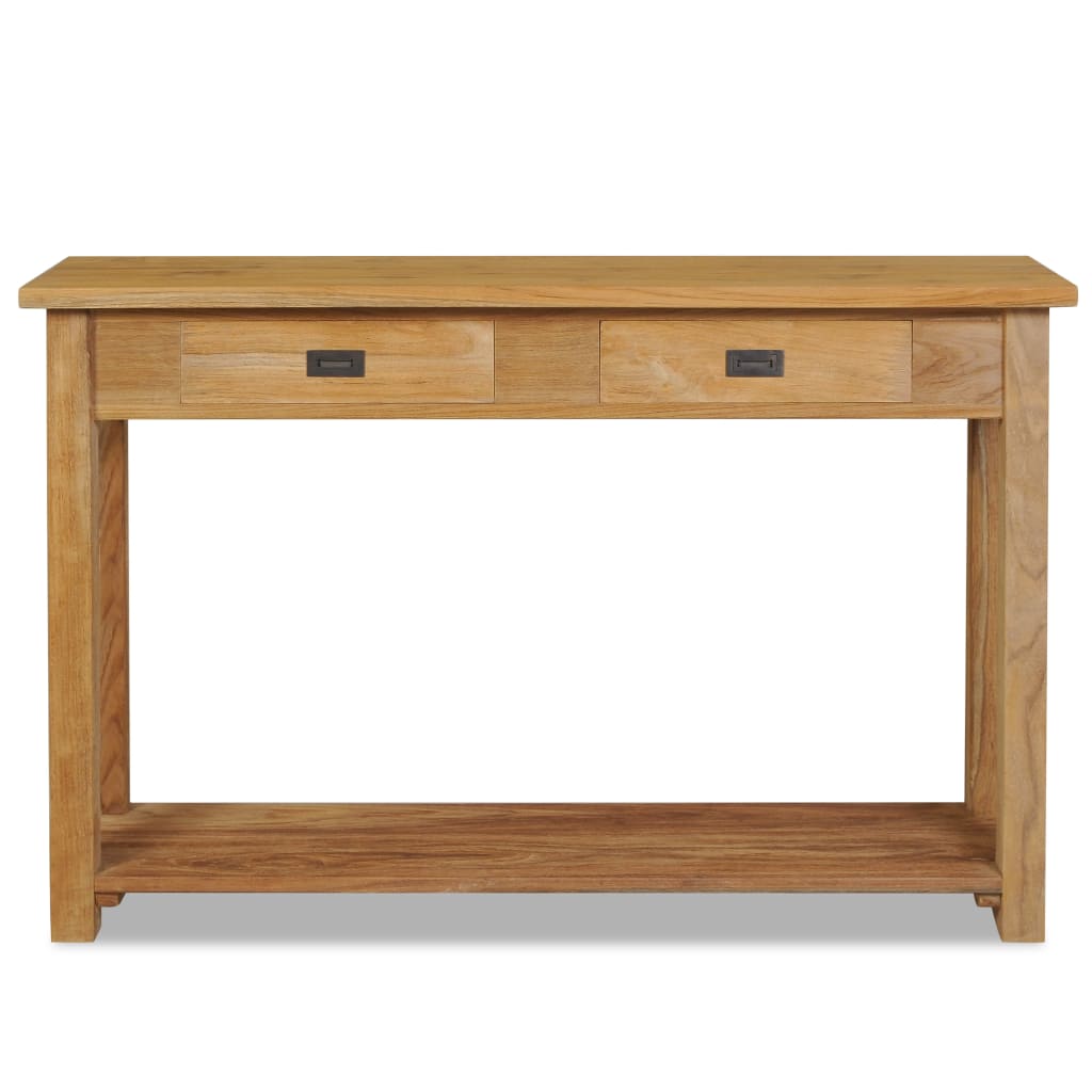 Console Table Solid Teak 120x30x80 cm- End Tables - HomeShopIreland - Home Shop Ireland - End Tables - Console Table Solid Teak 120x30x80 cm