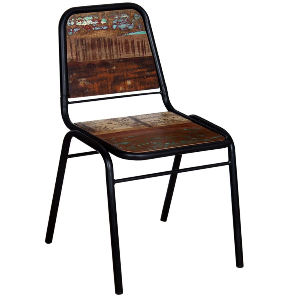 Dining Chairs 6 pcs Solid Reclaimed Wood- Kitchen & Dining Room Chairs - HomeShopIreland - Home Shop Ireland - Kitchen & Dining Room Chairs - Dining Chairs 6 pcs Solid Reclaimed Wood