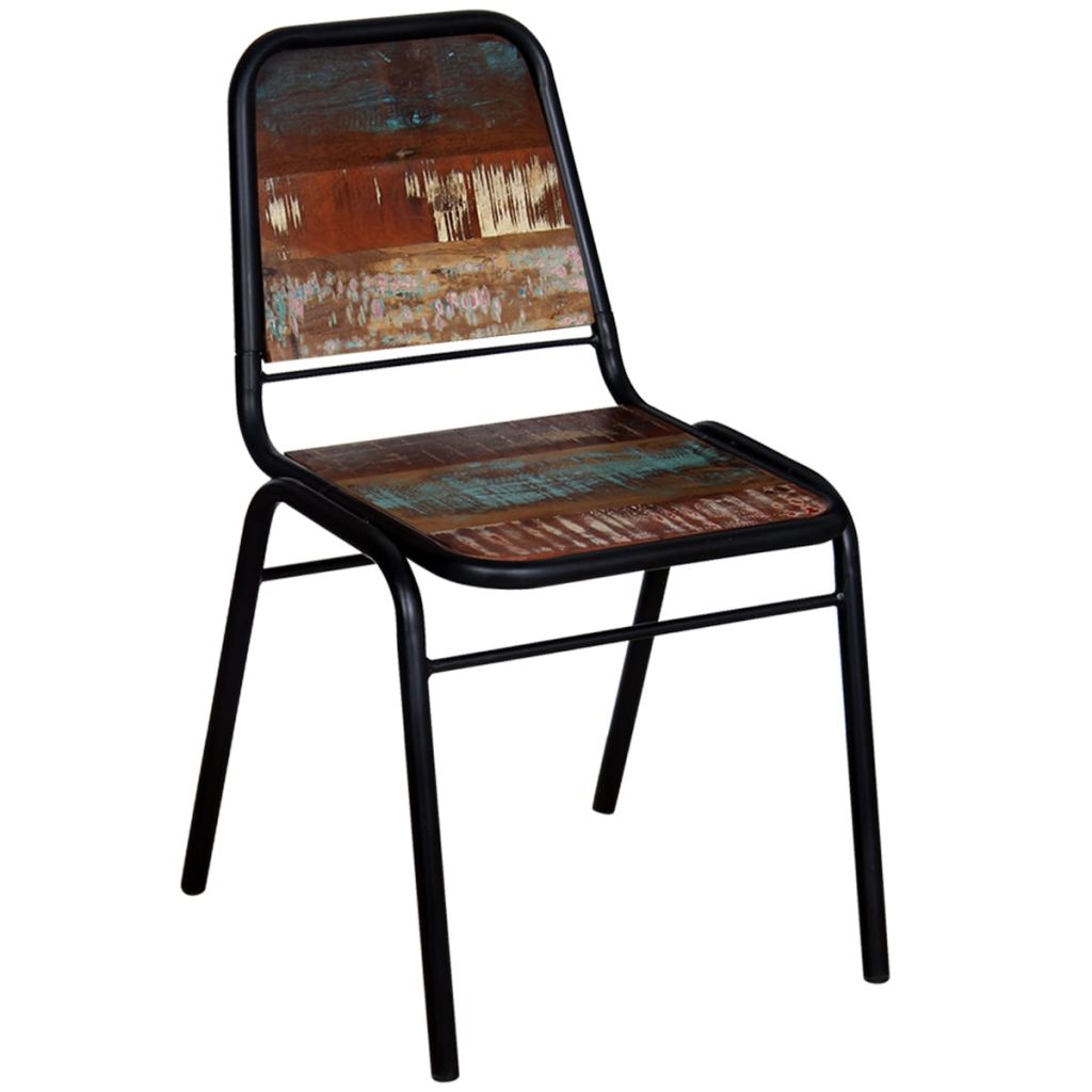 Dining Chairs 6 pcs Solid Reclaimed Wood- Kitchen & Dining Room Chairs - HomeShopIreland - Home Shop Ireland - Kitchen & Dining Room Chairs - Dining Chairs 6 pcs Solid Reclaimed Wood