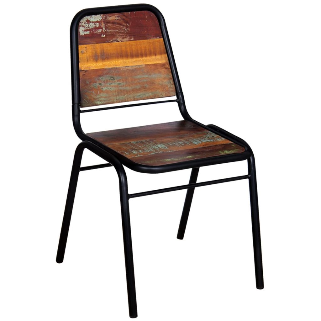 Dining Chairs 6 pcs Solid Reclaimed Wood- Kitchen & Dining Room Chairs - HomeShopIreland - Home Shop Ireland - Kitchen & Dining Room Chairs - Dining Chairs 6 pcs Solid Reclaimed Wood