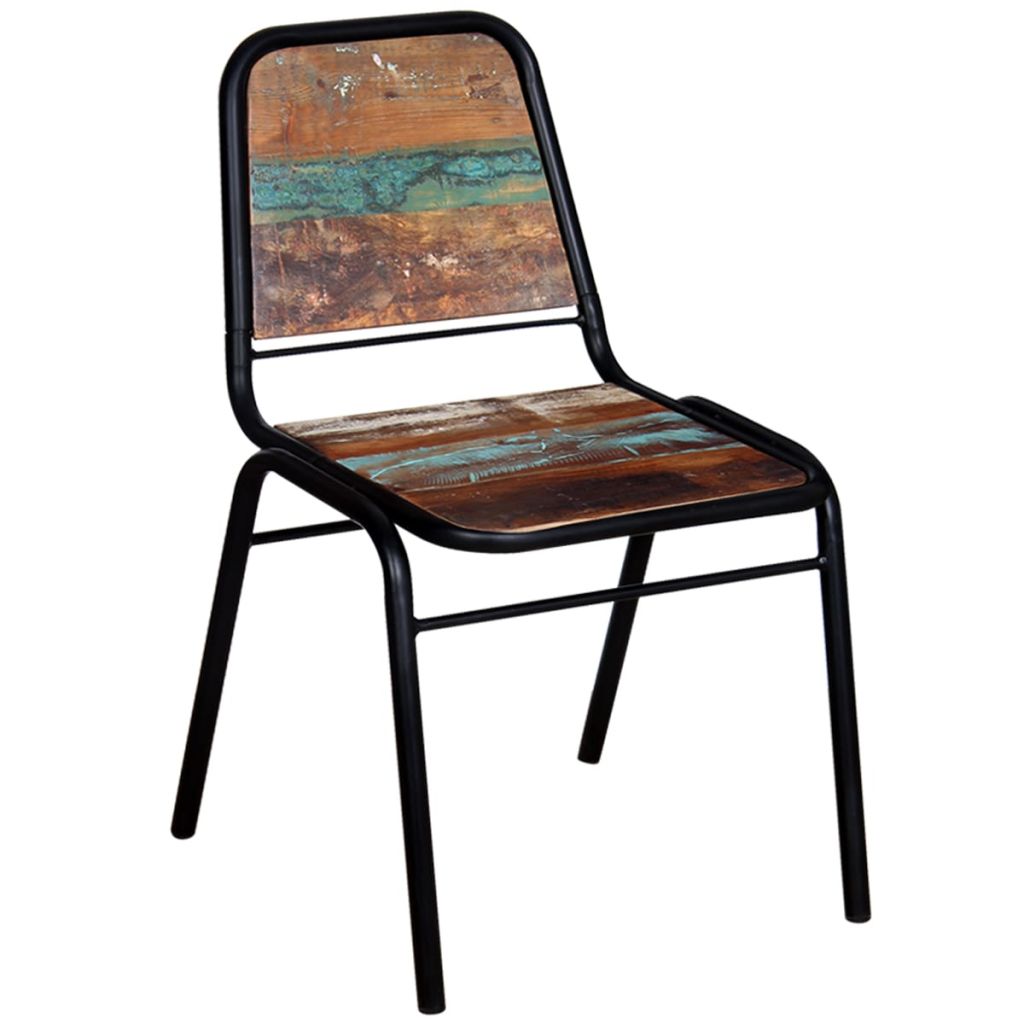 Dining Chairs 6 pcs Solid Reclaimed Wood- Kitchen & Dining Room Chairs - HomeShopIreland - Home Shop Ireland - Kitchen & Dining Room Chairs - Dining Chairs 6 pcs Solid Reclaimed Wood