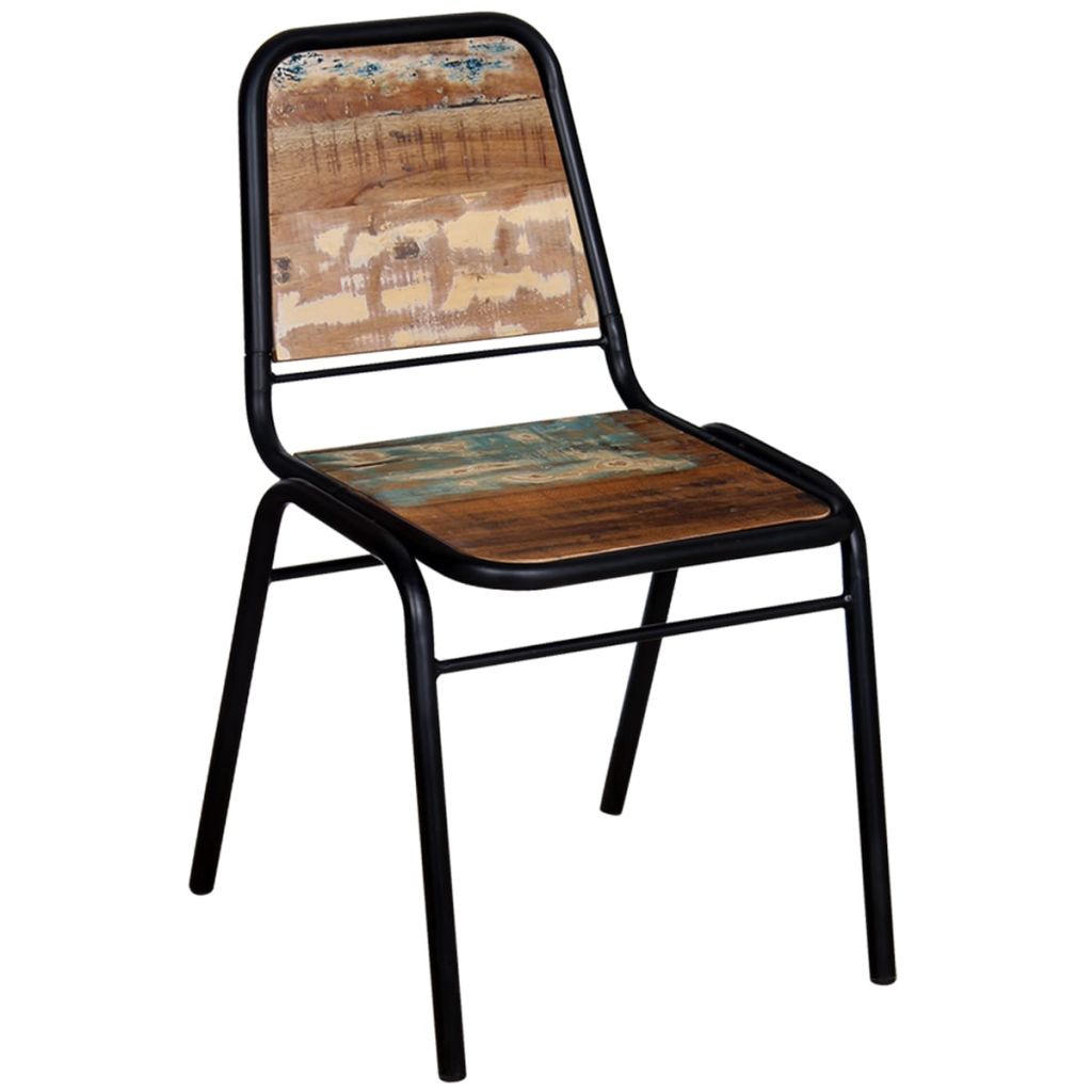 Dining Chairs 6 pcs Solid Reclaimed Wood- Kitchen & Dining Room Chairs - HomeShopIreland - Home Shop Ireland - Kitchen & Dining Room Chairs - Dining Chairs 6 pcs Solid Reclaimed Wood