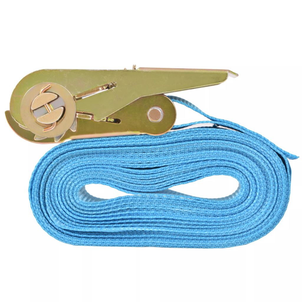 Ratchet Tie Down Straps 4 pcs 0.8 Tonnes 6mx25mm Blue- Tie Down Straps - HomeShopIreland - Home Shop Ireland - Tie Down Straps - Ratchet Tie Down Straps 4 pcs 0.8 Tonnes 6mx25mm Blue