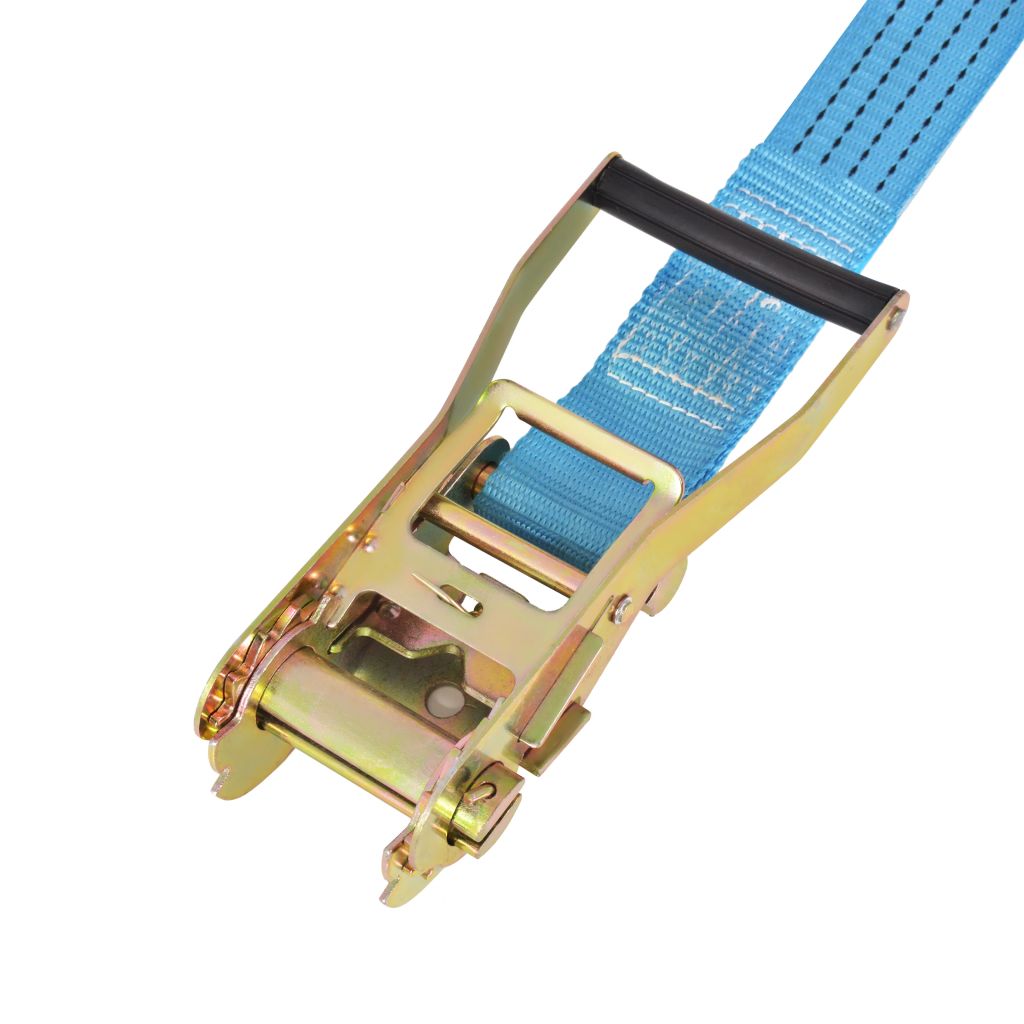Ratchet Tie Down Straps 4 pcs 4 Tonnes 8mx50mm Blue- Tie Down Straps - HomeShopIreland - Home Shop Ireland - Tie Down Straps - Ratchet Tie Down Straps 4 pcs 4 Tonnes 8mx50mm Blue