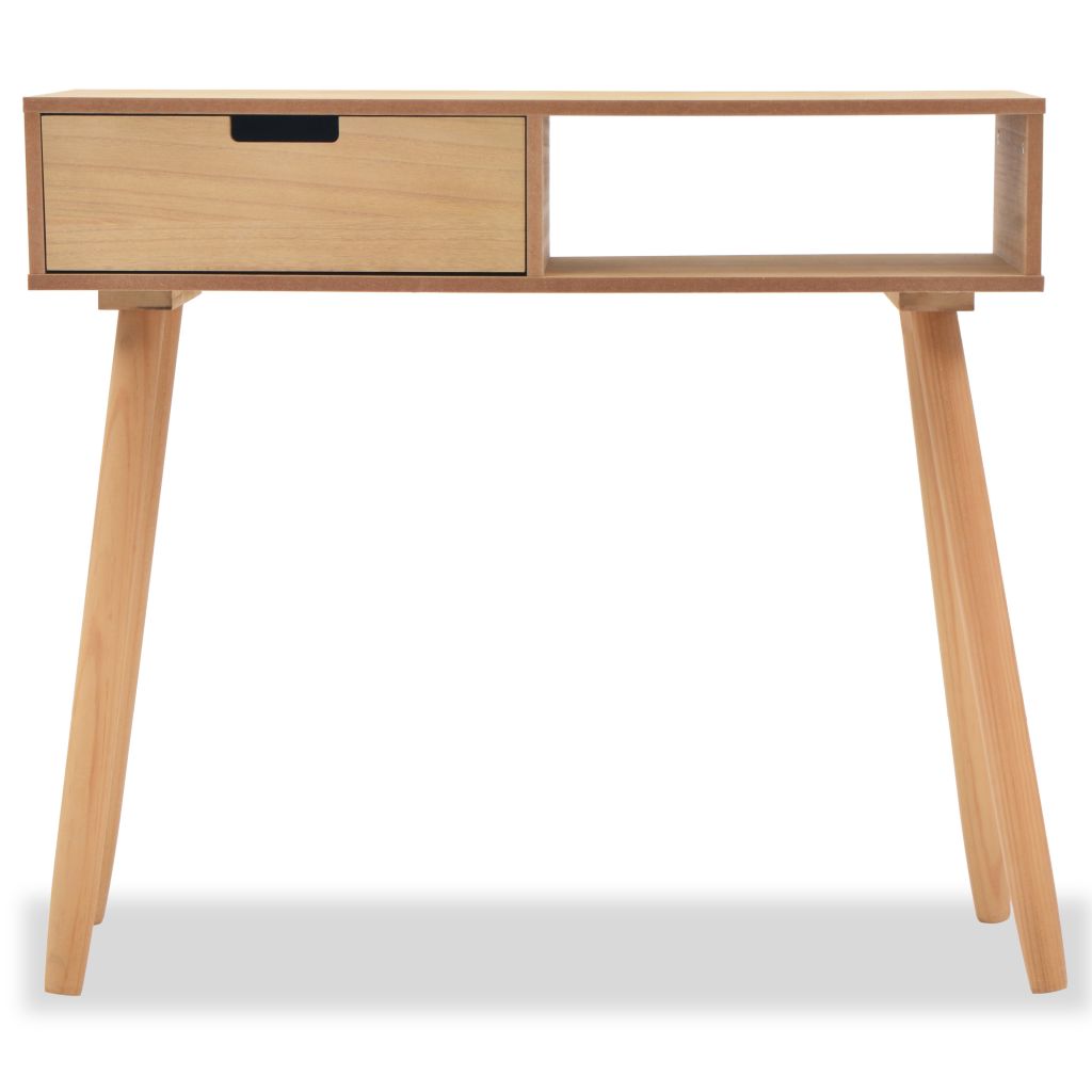 Console Table Solid Pinewood 80x30x72 cm Brown- End Tables - HomeShopIreland - Home Shop Ireland - End Tables - Console Table Solid Pinewood 80x30x72 cm Brown
