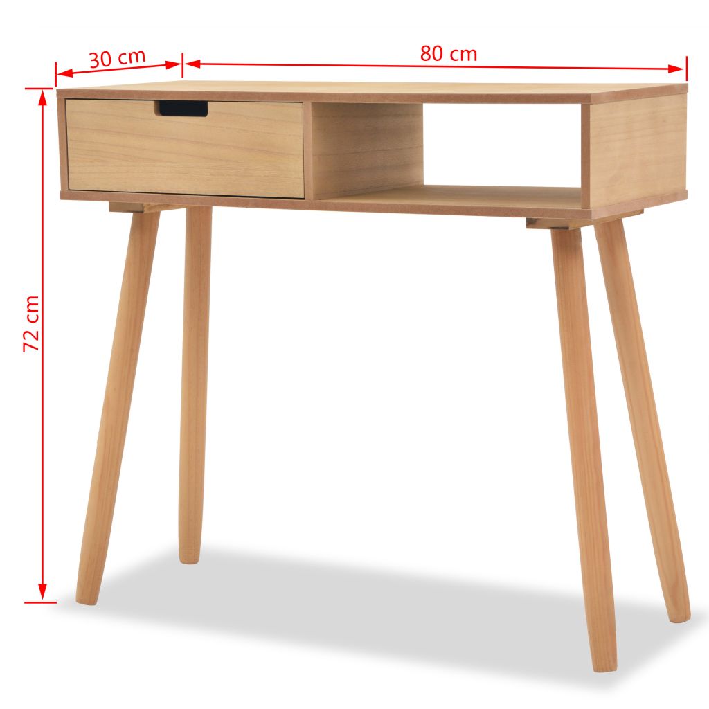 Console Table Solid Pinewood 80x30x72 cm Brown- End Tables - HomeShopIreland - Home Shop Ireland - End Tables - Console Table Solid Pinewood 80x30x72 cm Brown