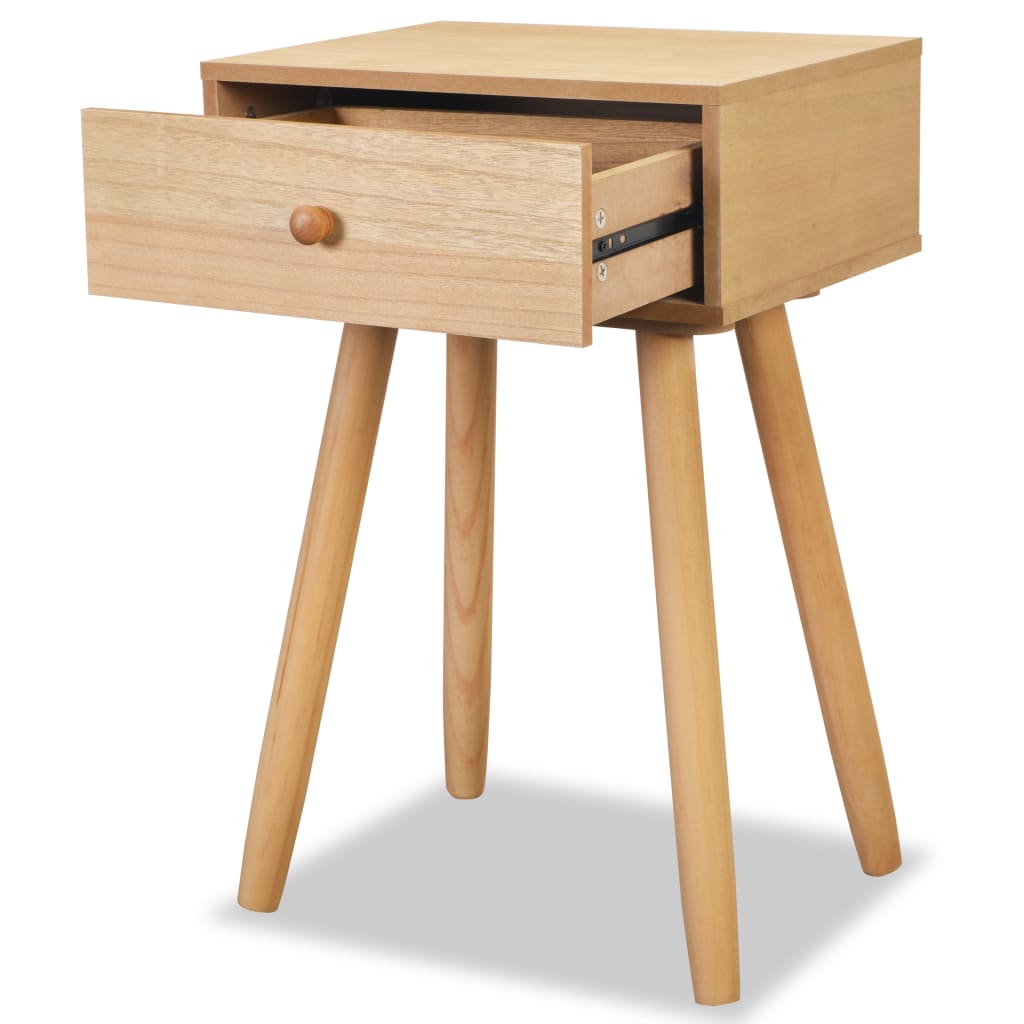 Bedside Tables 2 pcs Solid Pinewood 40x30x61 cm Brown- End Tables - HomeShopIreland - Home Shop Ireland - End Tables - Bedside Tables 2 pcs Solid Pinewood 40x30x61 cm Brown