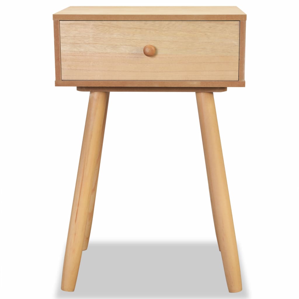 Bedside Tables 2 pcs Solid Pinewood 40x30x61 cm Brown- End Tables - HomeShopIreland - Home Shop Ireland - End Tables - Bedside Tables 2 pcs Solid Pinewood 40x30x61 cm Brown