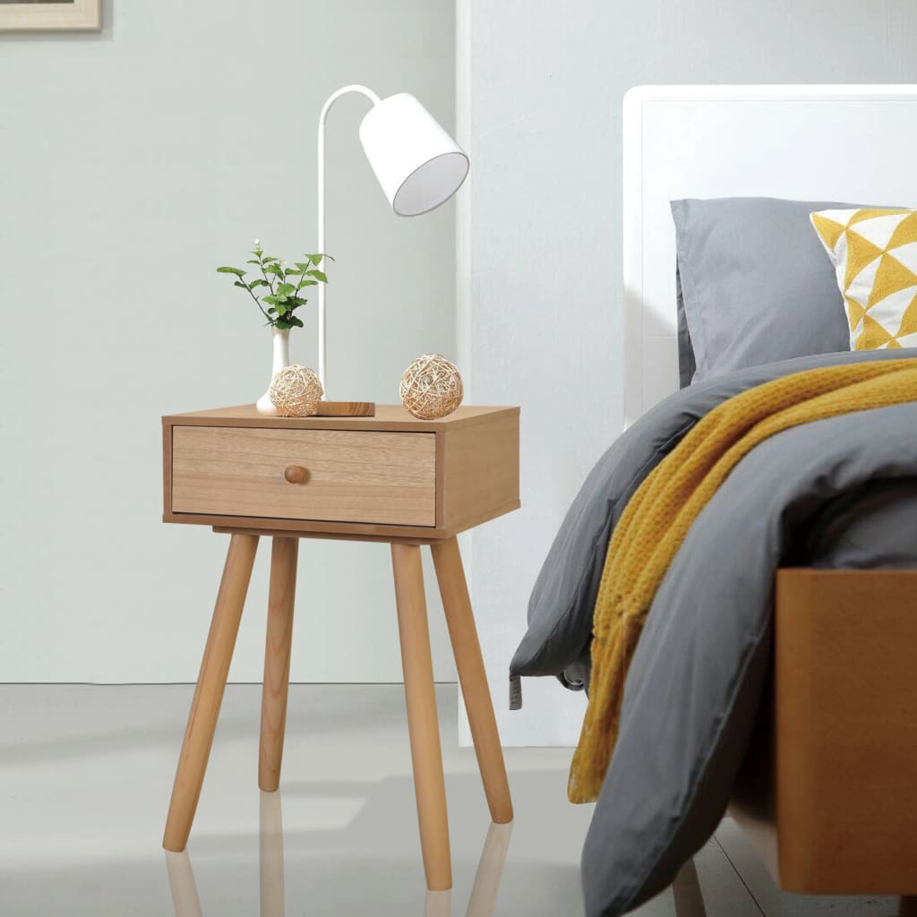 Bedside Tables 2 pcs Solid Pinewood 40x30x61 cm Brown- End Tables - HomeShopIreland - Home Shop Ireland - End Tables - Bedside Tables 2 pcs Solid Pinewood 40x30x61 cm Brown