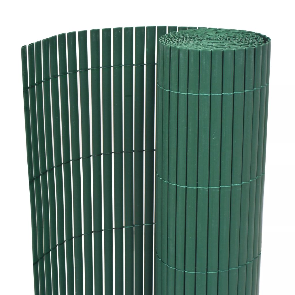 Double-Sided Garden Fence PVC 90x300 cm Green- Fence Panels - HomeShopIreland - Home Shop Ireland - Fence Panels - Double-Sided Garden Fence PVC 90x300 cm Green
