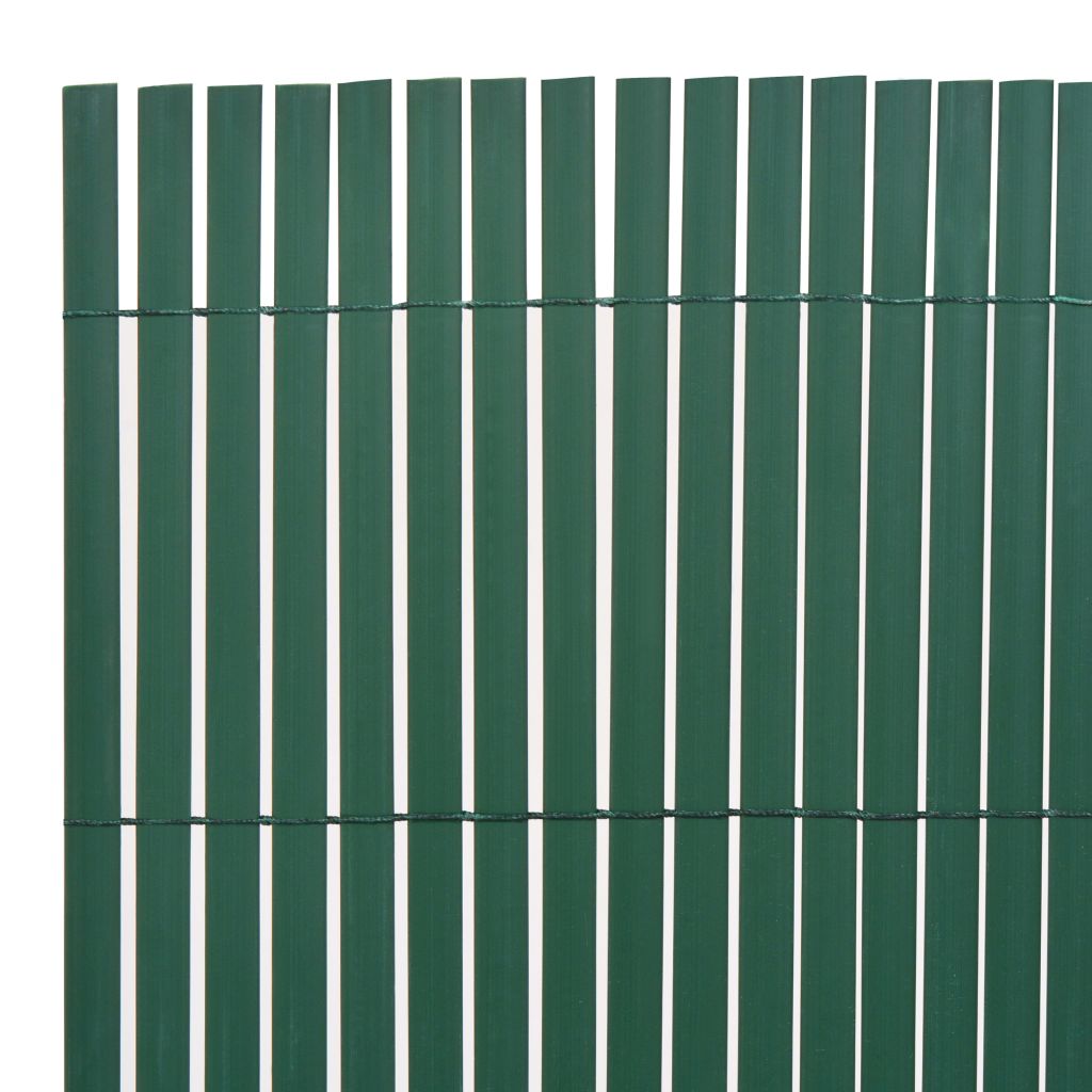 Double-Sided Garden Fence PVC 90x300 cm Green- Fence Panels - HomeShopIreland - Home Shop Ireland - Fence Panels - Double-Sided Garden Fence PVC 90x300 cm Green