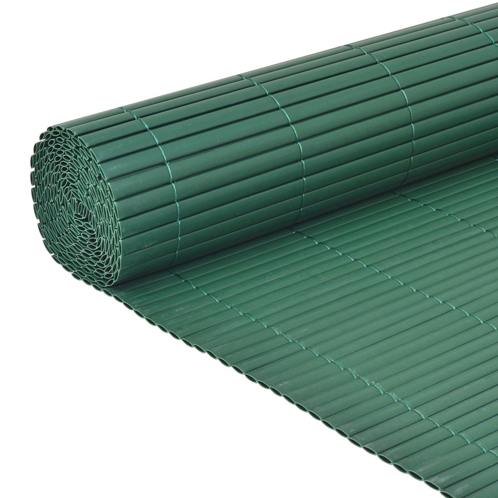 Double-Sided Garden Fence PVC 90x300 cm Green- Fence Panels - HomeShopIreland - Home Shop Ireland - Fence Panels - Double-Sided Garden Fence PVC 90x300 cm Green