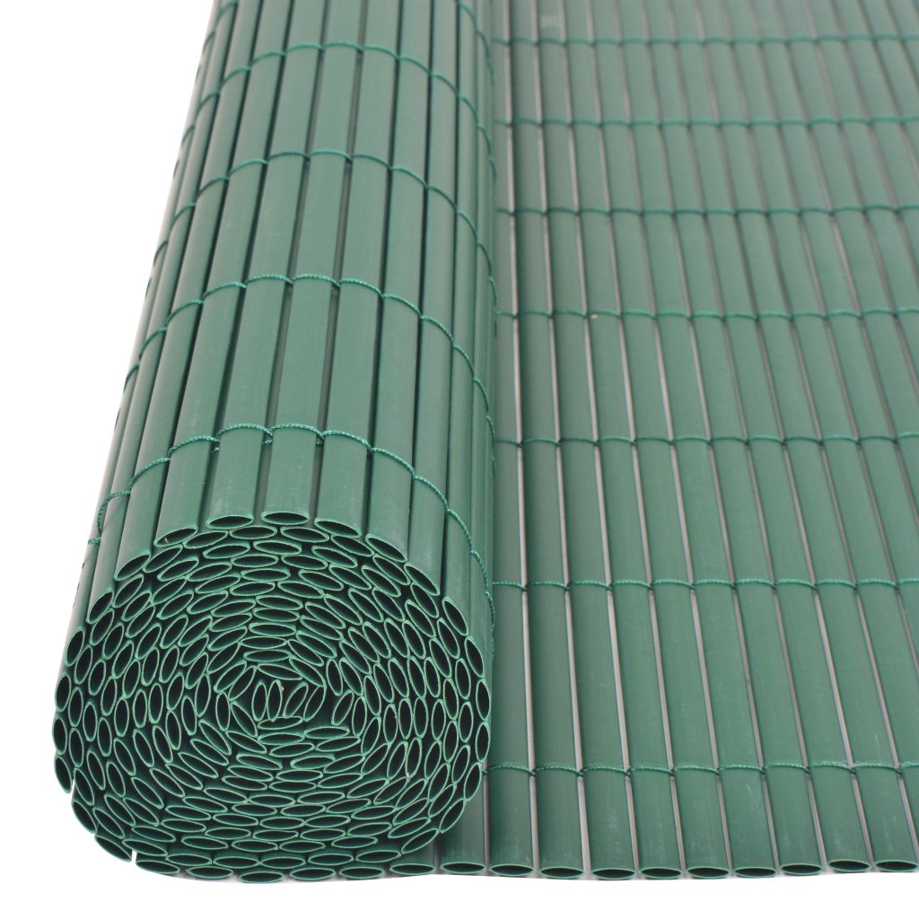 Double-Sided Garden Fence PVC 90x300 cm Green- Fence Panels - HomeShopIreland - Home Shop Ireland - Fence Panels - Double-Sided Garden Fence PVC 90x300 cm Green