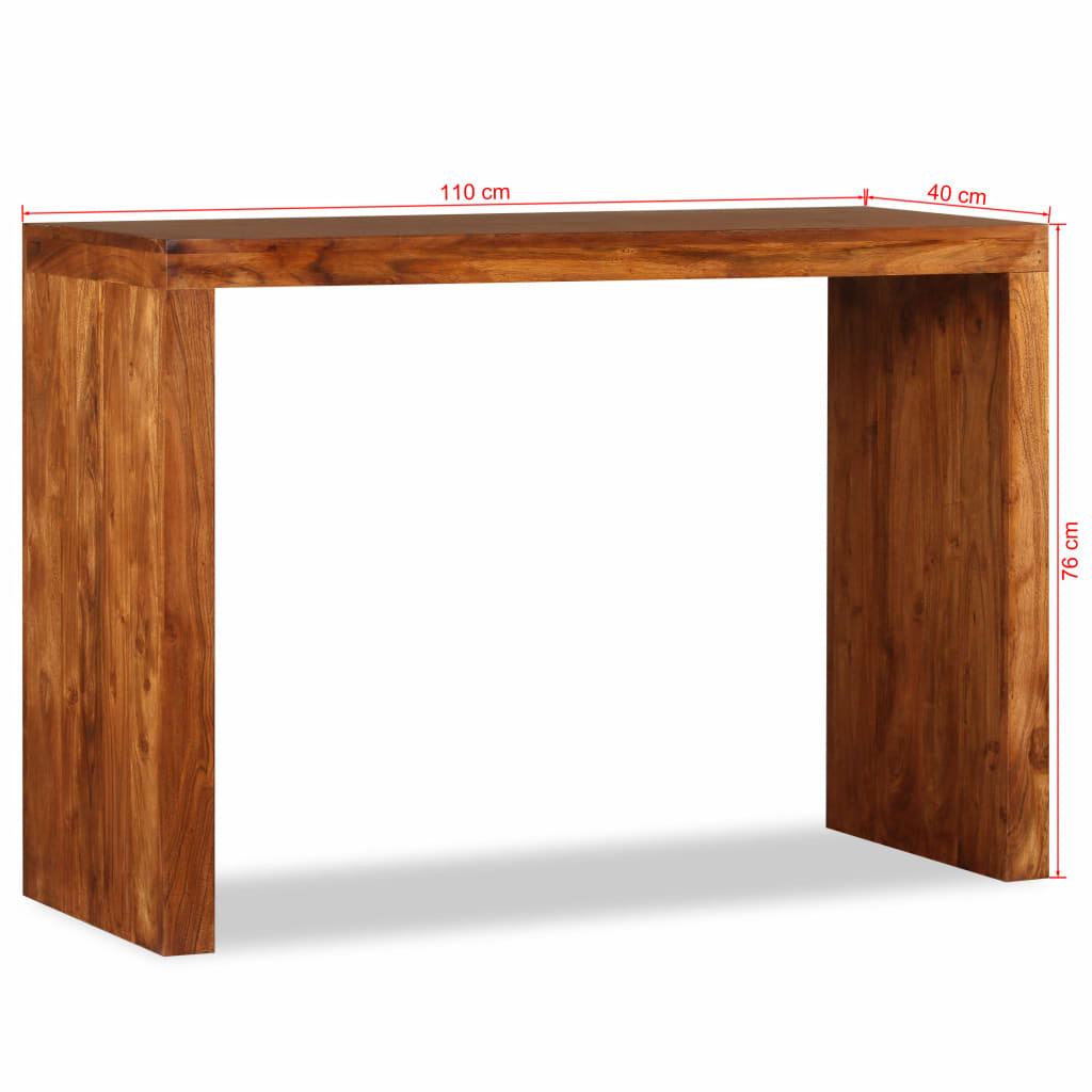 Console Table Solid Wood with Sheesham Finish 110x40x76 cm- End Tables - HomeShopIreland - Home Shop Ireland - End Tables - Console Table Solid Wood with Sheesham Finish 110x40x76 cm