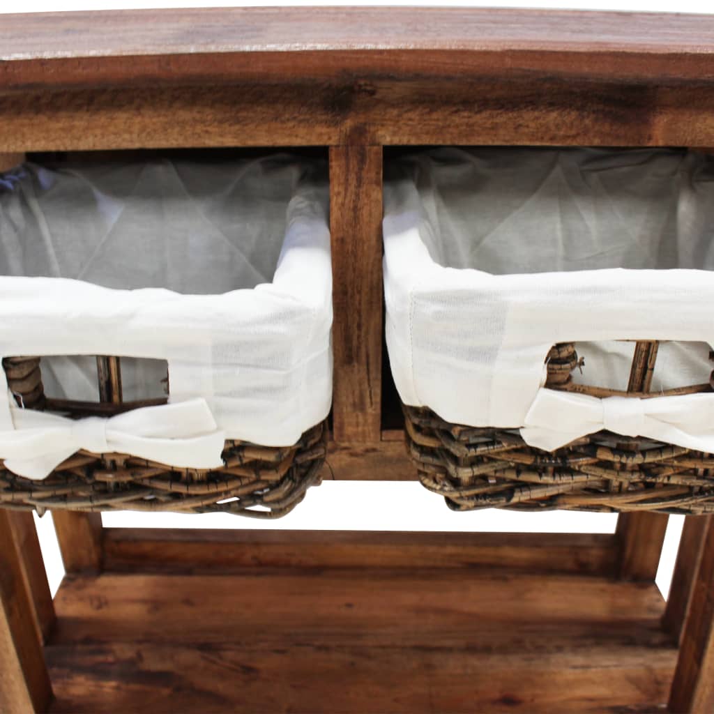 Console Table Solid Reclaimed Wood 69x28x70 cm- End Tables - HomeShopIreland - Home Shop Ireland - End Tables - Console Table Solid Reclaimed Wood 69x28x70 cm