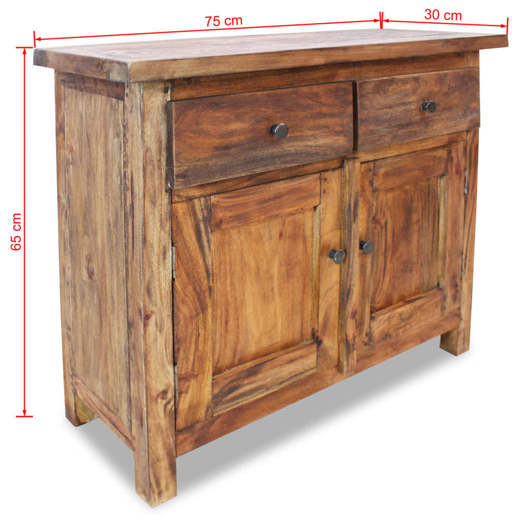 Sideboard Solid Reclaimed Wood 75x30x65 cm- Buffets & Sideboards - HomeShopIreland - Home Shop Ireland - Buffets & Sideboards - Sideboard Solid Reclaimed Wood 75x30x65 cm