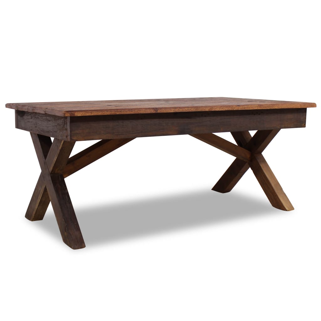 Coffee Table Solid Reclaimed Wood 110x60x45 cm- Coffee Tables - HomeShopIreland - Home Shop Ireland - Coffee Tables - Coffee Table Solid Reclaimed Wood 110x60x45 cm