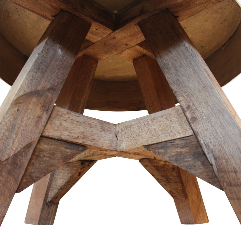 Coffee Table Solid Reclaimed Wood 60x45 cm Silver- Coffee Tables - HomeShopIreland - Home Shop Ireland - Coffee Tables - Coffee Table Solid Reclaimed Wood 60x45 cm Silver