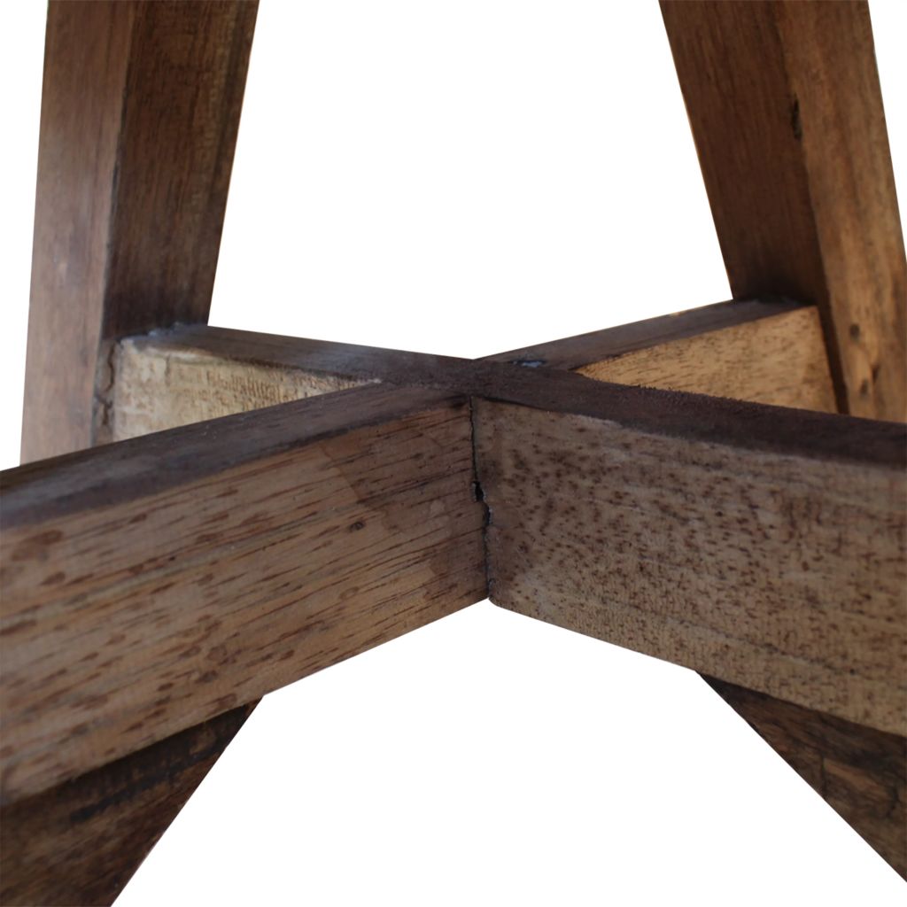 Coffee Table Solid Reclaimed Wood 60x45 cm Silver- Coffee Tables - HomeShopIreland - Home Shop Ireland - Coffee Tables - Coffee Table Solid Reclaimed Wood 60x45 cm Silver
