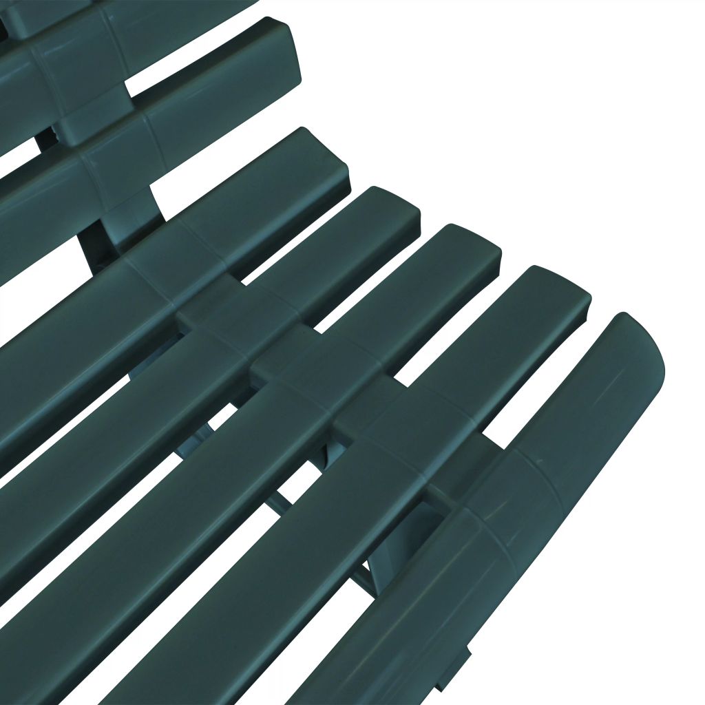 Garden Bench 145,5 cm Plastic Green- Outdoor Benches - HomeShopIreland - Home Shop Ireland - Outdoor Benches - Garden Bench 145,5 cm Plastic Green