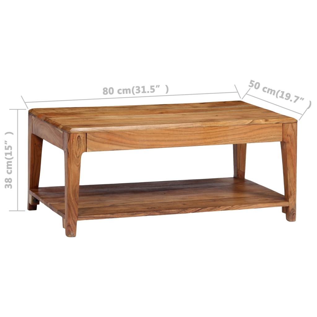 Coffee Table Solid Wood 88x50x38 cm- Coffee Tables - HomeShopIreland - Home Shop Ireland - Coffee Tables - Coffee Table Solid Wood 88x50x38 cm