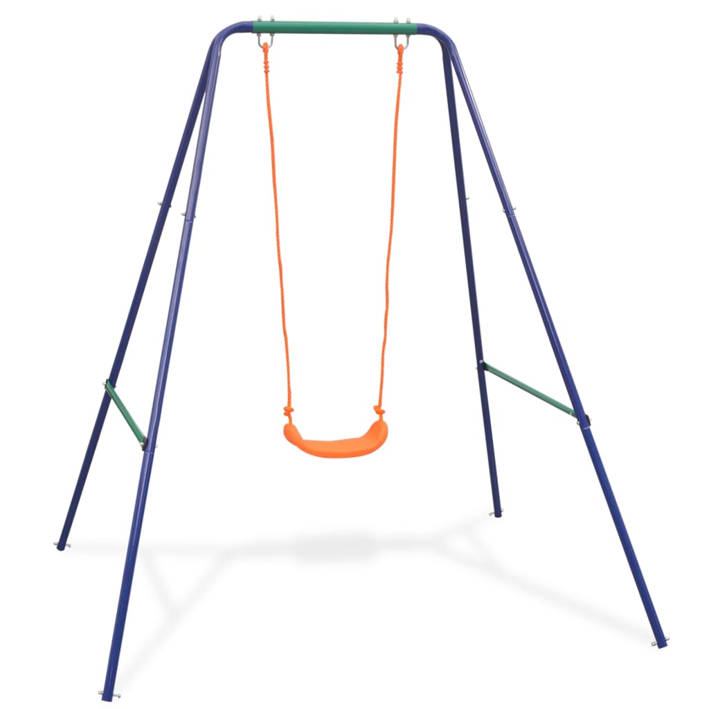 2-in-1 Single Swing and Toddler Swing Orange- Play Swings - HomeShopIreland - Home Shop Ireland - Play Swings - 2-in-1 Single Swing and Toddler Swing Orange