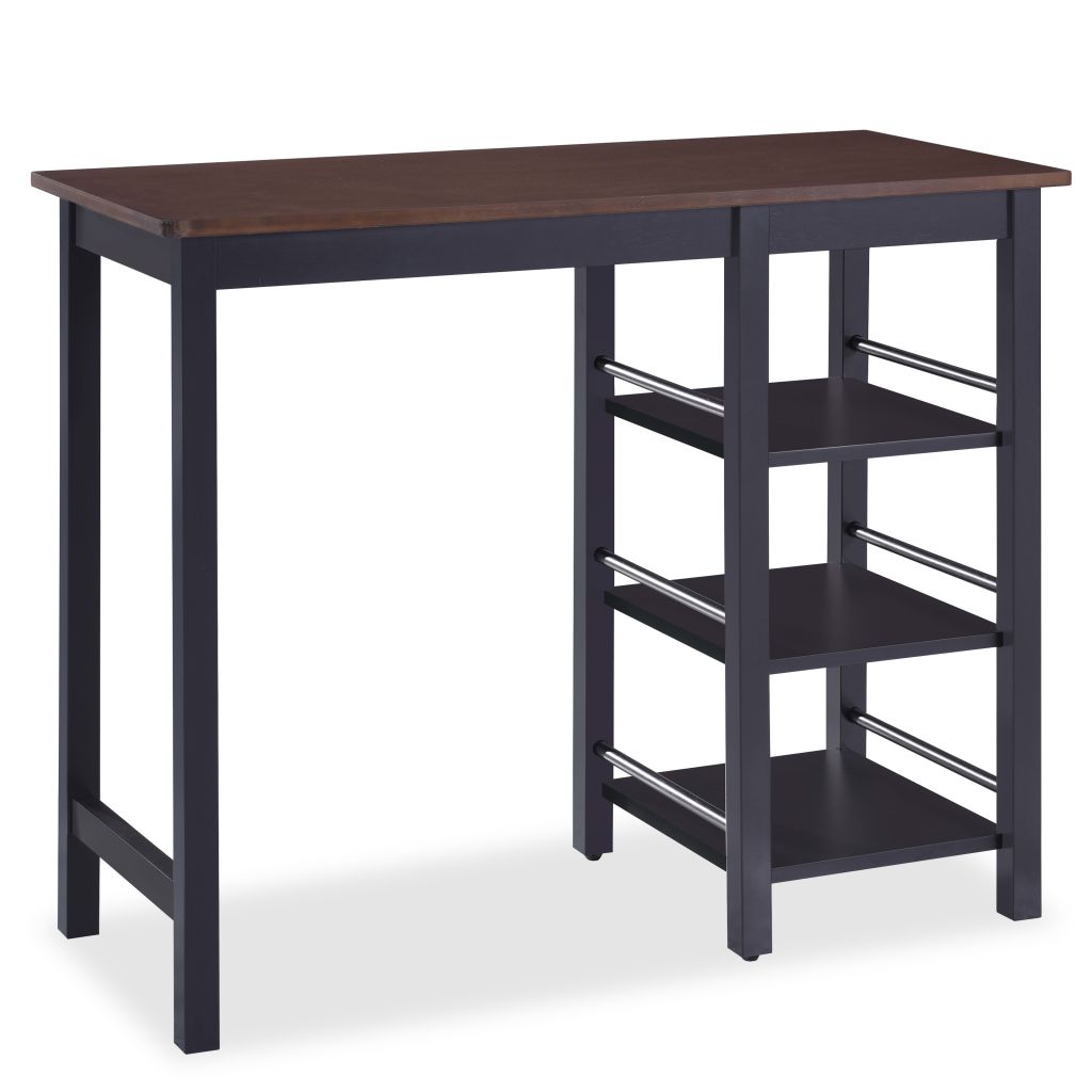 Bar Set 3 Pieces MDF Black- Kitchen & Dining Furniture Sets - HomeShopIreland - Home Shop Ireland - Kitchen & Dining Furniture Sets - Bar Set 3 Pieces MDF Black