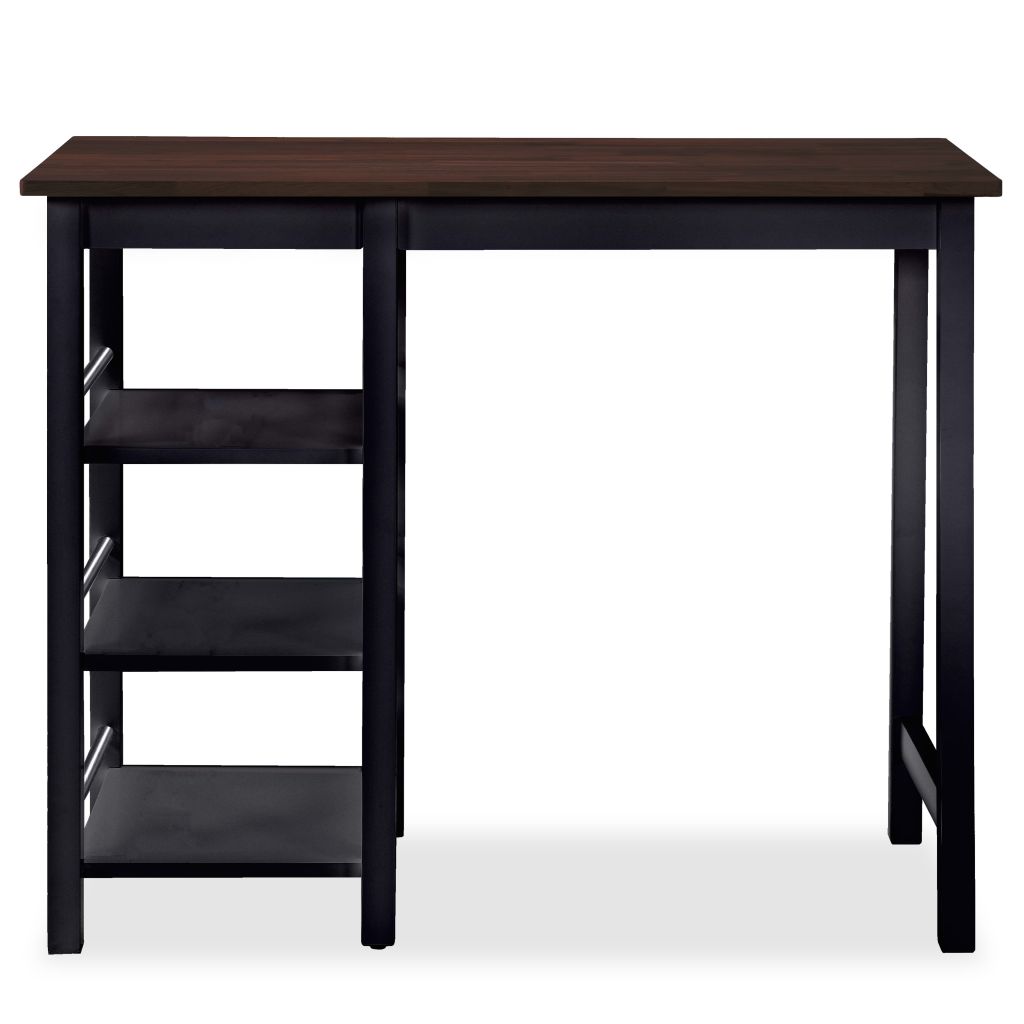 Bar Set 3 Pieces MDF Black- Kitchen & Dining Furniture Sets - HomeShopIreland - Home Shop Ireland - Kitchen & Dining Furniture Sets - Bar Set 3 Pieces MDF Black