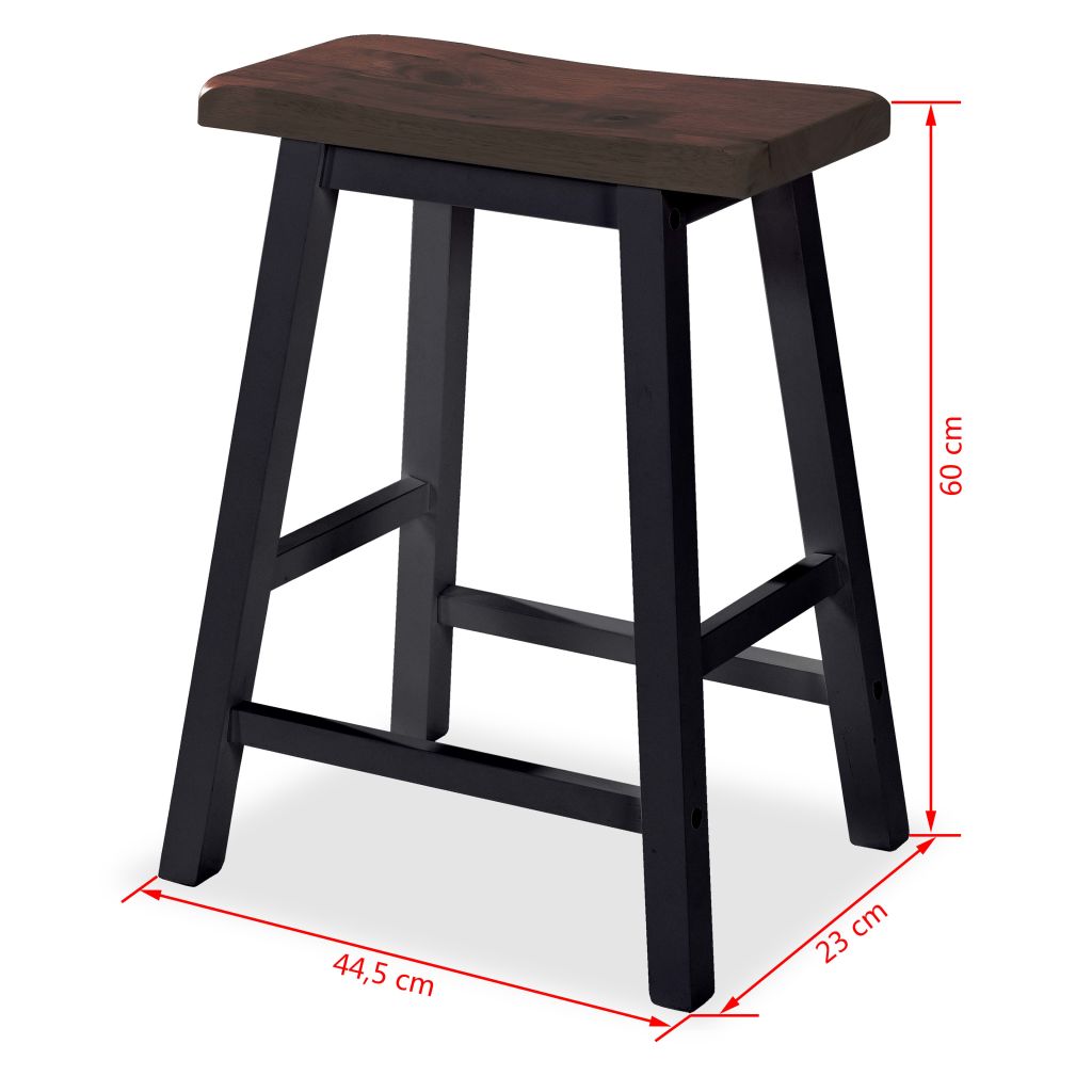 Bar Set 3 Pieces MDF Black- Kitchen & Dining Furniture Sets - HomeShopIreland - Home Shop Ireland - Kitchen & Dining Furniture Sets - Bar Set 3 Pieces MDF Black