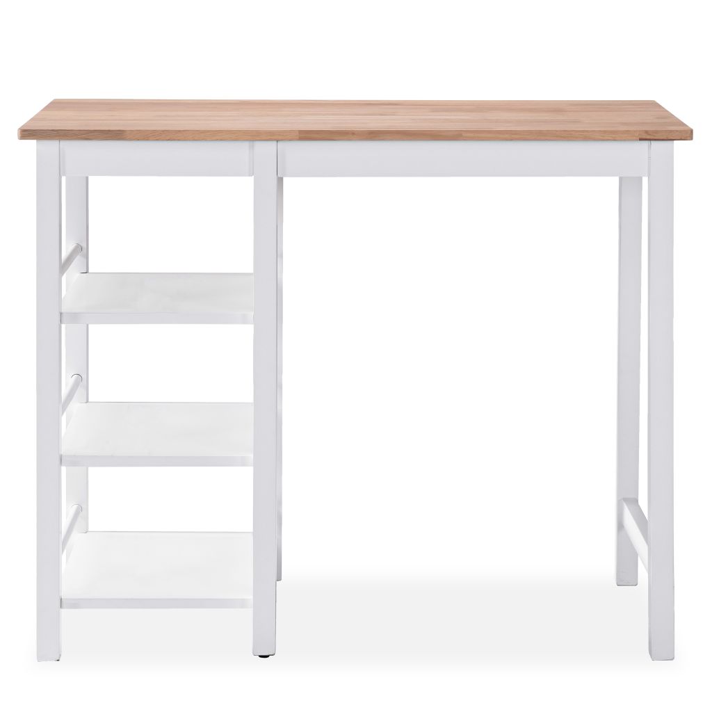 Bar Set 3 Pieces MDF White- Kitchen & Dining Furniture Sets - HomeShopIreland - Home Shop Ireland - Kitchen & Dining Furniture Sets - Bar Set 3 Pieces MDF White