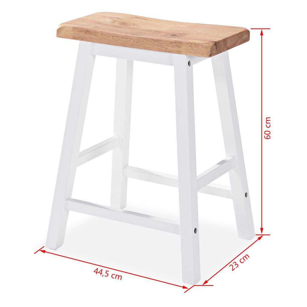 Bar Set 3 Pieces MDF White- Kitchen & Dining Furniture Sets - HomeShopIreland - Home Shop Ireland - Kitchen & Dining Furniture Sets - Bar Set 3 Pieces MDF White