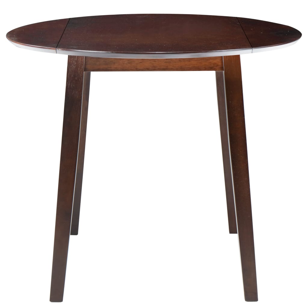 Drop-leaf Dining Table Round MDF Brown- Kitchen & Dining Room Tables - HomeShopIreland - Home Shop Ireland - Kitchen & Dining Room Tables - Drop-leaf Dining Table Round MDF Brown